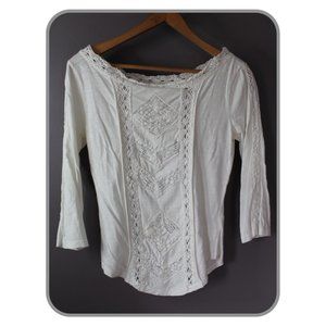 Lace/Crochet Boho Top